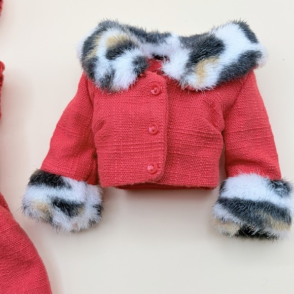 Reproduction Barbie Matinee Fashion Coat Dress & Hat Rare - Picture 4 of 5